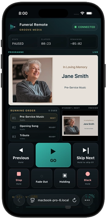 Tribute Director Remote